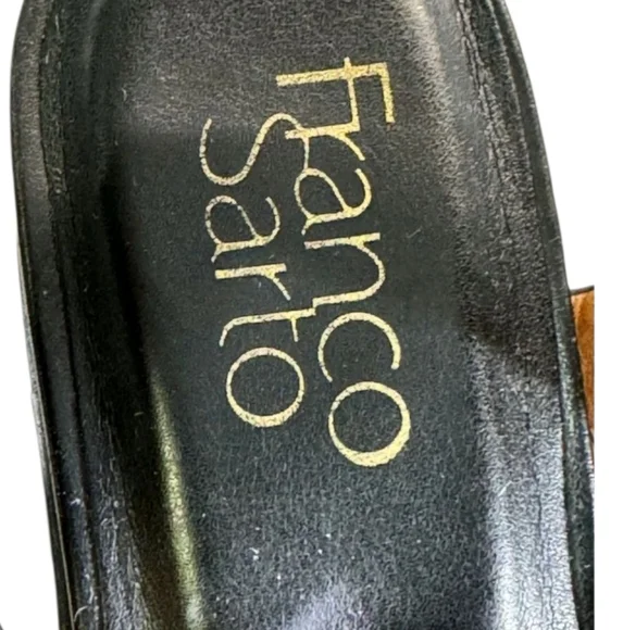 Franco Sarto Chiara Strappy Black Women Wedge Sandals  Size 8.5 - Picture 7 of 15